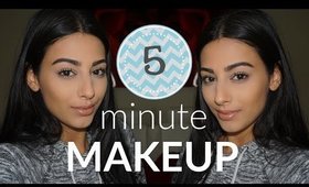 5 MINUTE MAKEUP | LITERALLY.