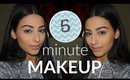 5 MINUTE MAKEUP | LITERALLY.