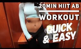 20MIN HIIT AB WORKOUT | Shed Fat & Calories FAST | Ashstar FIT