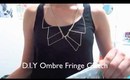 How to Style: DIY Ombre Fringe Clutch