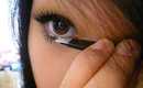 how to apply false lashes ☆