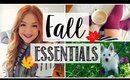 FALL INSPIRATION & ESSENTIALS! Huge collab!