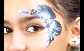 Eye Pua (Flower) Face Paint Design