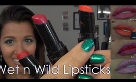 Labiales de WetnWild Reseña y Swatches!