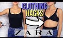 4 DIY ZARA CLOTHING HACKS !! How To Turn Old Clothes Into New Clothes (+SUMMER GIVEAWAY)