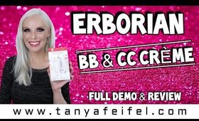 Erborian BB & CC Crème | Perfect Canvas Kit | Full Demo & Review | Tanya Feifel-Rhodes