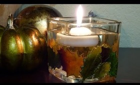 DIY Fall Candle Holder | Fall Decor Series 2