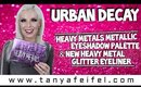 Urban Decay Heavy Metals Metallic Eyeshadow Palette & Heavy Metal Glitter Eyeliner | Tanya Feifel