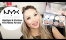 NEW NYX Highlight & Contour Palette Pro Review and Swatches