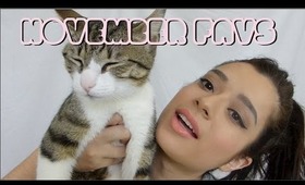 November 2013 Favourites ft. my tired kitty
