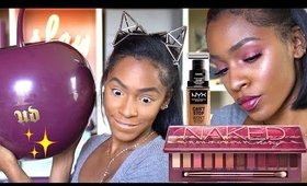 TRYING NEW STUFF! Cant Stop Wont Stop Foundation + Urban Decay Naked Cherry Collection!