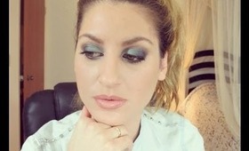 Γαλαζοπράσινο μακιγιάζ: You gotta love teal makeup tutorial ♥