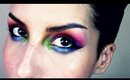 Rainbow Eye Makeup - GRWM for Lisbon LGBT Pride Parade #pridemonth