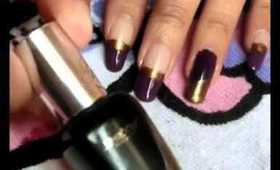 Paint my nails purple ♡ Holiday nails