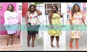 COLOURFUL SPRING LOOKBOOK | PLUS SIZE- BOOHOO, NAVABI, F&F, ASOS