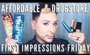 Trying New Drugstore Makeup | Full Face First Impressions Part 1 | mathias4makeup