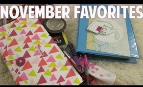 November Favorites ♡ Planning & Beauty