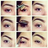 Pictorial on thick brows 