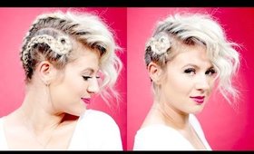 Creative Short Hairstyles: EDGY UPDOS  | Milabu