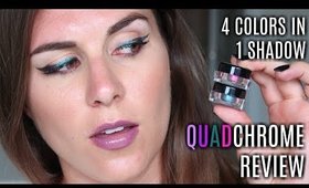 4 Colors in 1 Eyeshadow?! Quad Chrome Review | Bailey B.