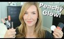 Peachy Glowy Makeup Tutorial | Using Creams and Liquids on Combo Skin