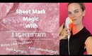 LightStim with Sheet Mask For Maximum Anti-Aging!