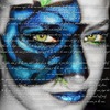 Creative makeup - Blue Rose using SHANY Cosmetics Neon Frenzy Palette