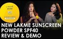 Lakme Sun Expert Ultra Matte SPF 40 Pa+++ Compact Review || Deepika Makeup