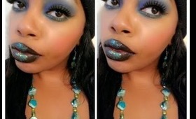 Makeup Look: Deep Blue Sea ft. e.l.f 83 piece Essential Makeup Collection