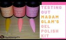 Testing Out Madam Glam's Gel Polish Kit | PsychDesignTV