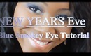 2013 / 2014 New Years Eve Makeup Tutorial - Blue Smokey Eyes