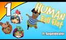 Human: Fall Flat - Ep. 1 - Teamwork Makes The Dreamwork [Livestream UNCENSORED NSFW]