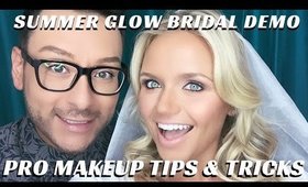 SUMMER GLOW BRIDAL MAKEUP VIDEO PART2 BRIDAL TRANSFORMATIONS VIDEO- mathias4makeup