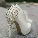 Sexy white heels 