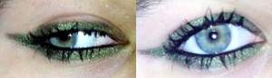 GREEN LINER<3

in this picture it doesnt look like it…but this green liner actually matches my eyes pretty well in real life
