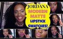 Jordana Modern Matte Lip SWATCHES!