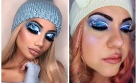 Makeup Challenge : Winter Snowflakes Eyes - Reto  Maquillaje De Invierno