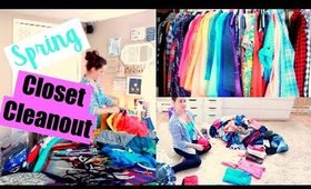 CLEAN WITH ME | CLOSET CLEANOUT | MAY 2017