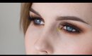 Warm, Rounded Smoky Eyeshadow with Pop of Green Tutorial // Rebecca Shores MUA