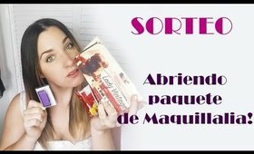 [SORTEO] Abriendo paquete de Maquillalia!