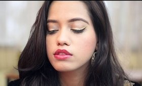 New Years Glam Makeup in Collaboration with Nykaa com