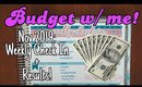 Budget with me! | November 2019 RESULTS! | Week 3 & 4 Check in | Paycheck to Paycheck Budgeting