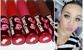 Lime Crime Velvetines Lip Swatches (Full Collection)