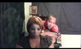 me n hubby eating more chocalate