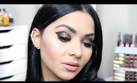 EASY Cat Eye & Nude Lips: New Years Eve Makeup Look #WheretheNightis