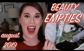 AUGUST EMPTIES 2019 | Products I've Used Up #61