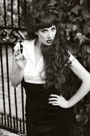 Photographer : Aurélie Chen 
( http://www.aureliechen.fr/ )
Model : Scarlett River 
Make-up & Hair : Me