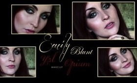 Emily Blunt YSL Opium Makeup