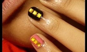 Nail Design: Studded Nails For Short Nails