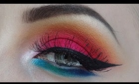 Sunset makeup